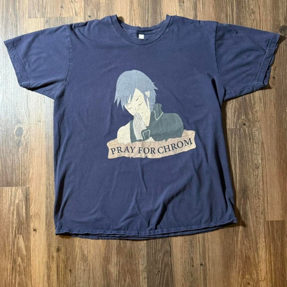 Pray‎ for Chrom T-Shirt American Apparel Anime Video Game Tee XL